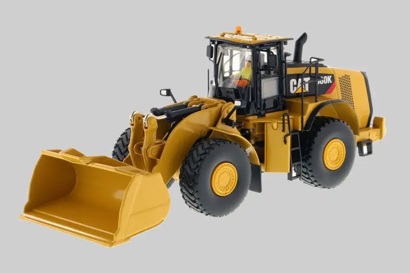 Литая Игрушечная модель Norscot 1:50 Caterpillar CAT 980K колесный погрузчик 55289 для мальчика