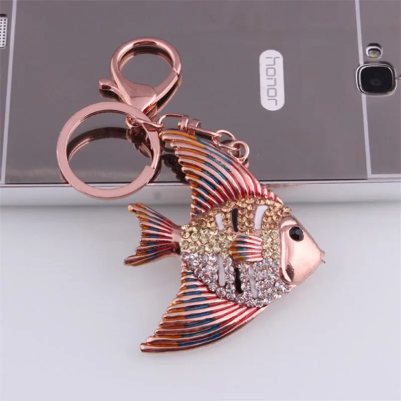 Креативный дизайн в виде животного брелок золотистого цвета полный горный