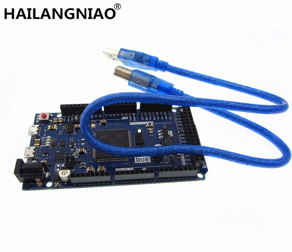 Новая 5 шт./лот для Due 2012 R3 ARM версия Основная плата управления + USB кабель 100% новый|lot