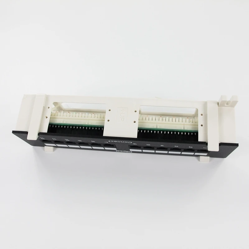 Бренд 10in 1U UTP 12 портовая CAT5e коммутационная панель настенная стойка Монтажная