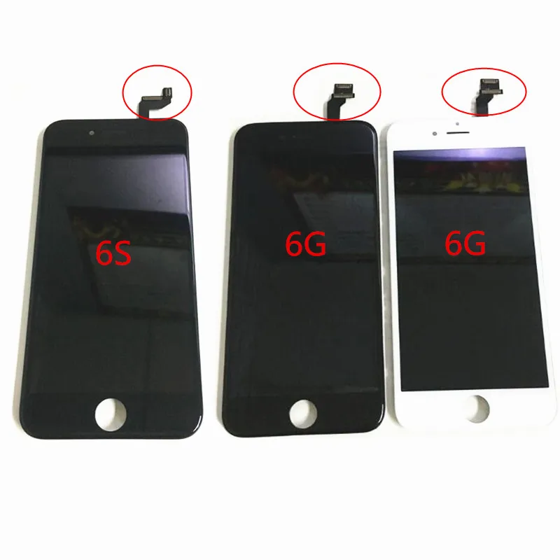 100% протестированный 4 7 дюймовый ЖК-дисплей для iphone6 6S сенсорный экран дигитайзер
