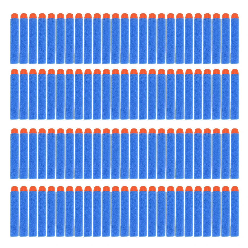 100 Pcs Hollow Soft Head 7.2cm Refill Darts Toy Gun Bullets for Nerf Series Blasters Xmas Kid Children Gift | Игрушки и хобби