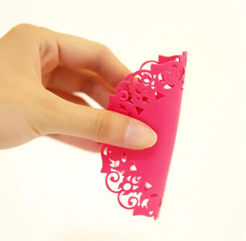 2 шт./лот Кружевные Полые Силиконовые коврики для кофейного столика подставки