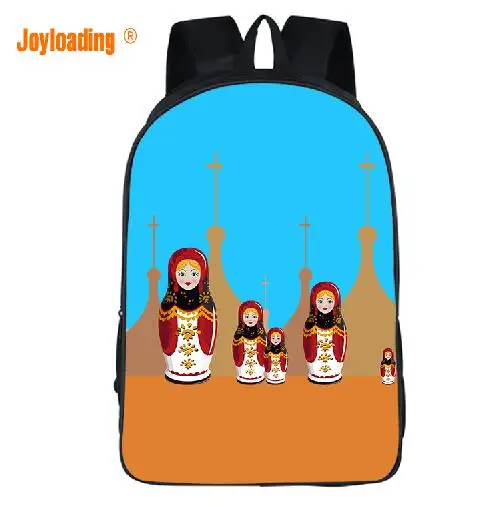 Дорожный дизайнерский рюкзак Joyloading с мультипликационным изображением России и
