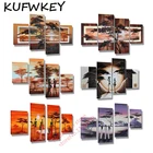 2017 Алмазная вышивка 5D DIY алмазная живопись 4 шт. африканские любовные чувства Алмазная 3d картина вышивка крестиком Стразы мозаика