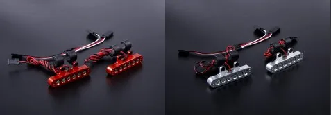 CNC Rear Light Bumper Base Tail Lights for 1/5 LOSI 5IVE-T 5T KM X2 RCMK ROVAN LT | Игрушки и хобби