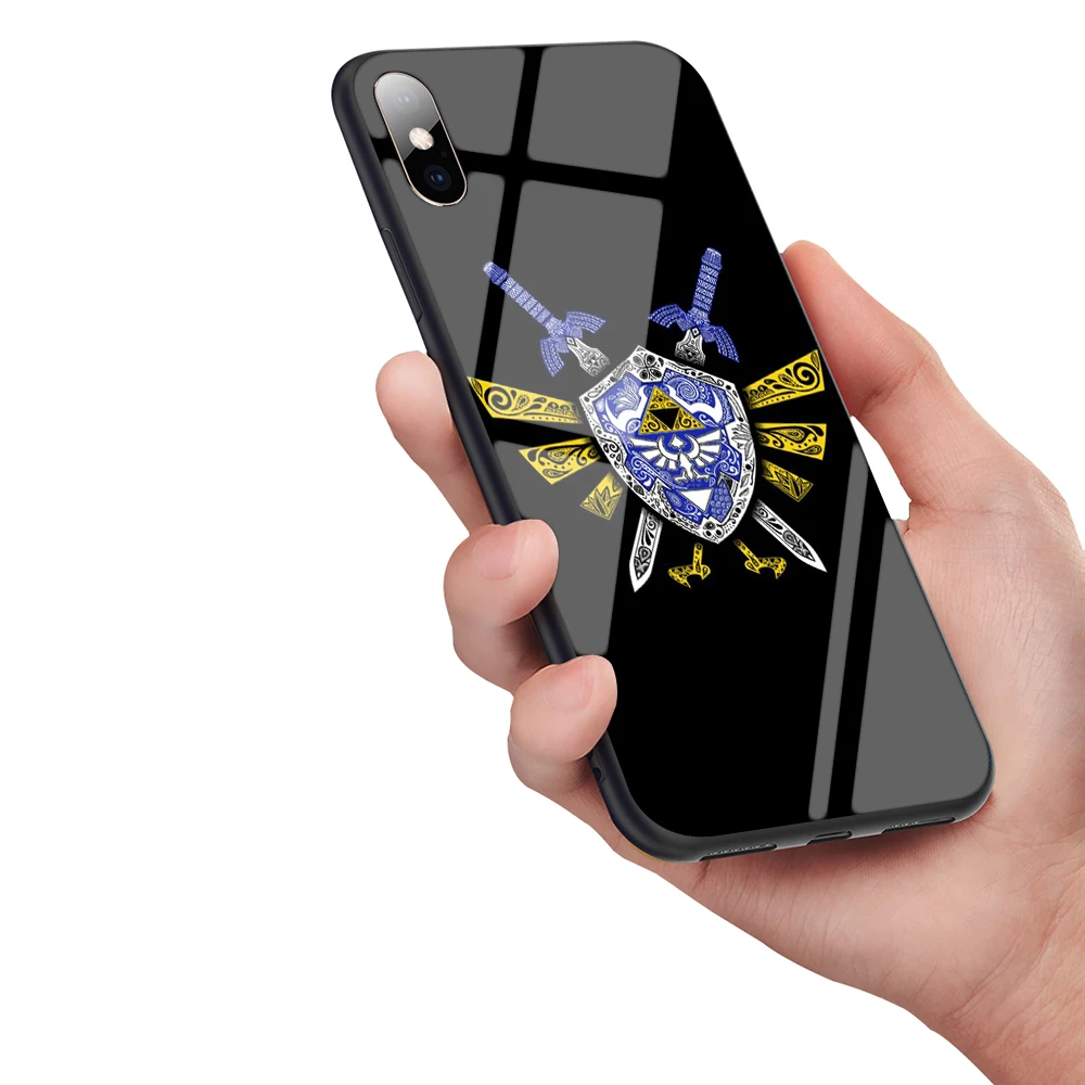 Мягкий чехол Lavaza Legend of Zelda из закаленного стекла для Apple iPhone 6 6 S 7 8 Plus 5 5S SE X XS MAX XR TPU