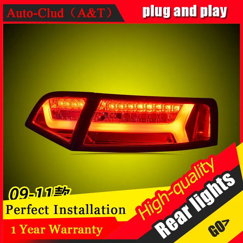 Автостайлинг для au di A6L задние фонари 2009 2012 светодиодные DRL + стоп Парк Сигнальные