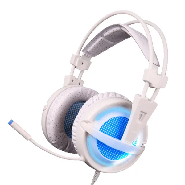 Игровая гарнитура casque 7 1 Surround Stereo USB игровая с микрофоном дышащая светодиодная