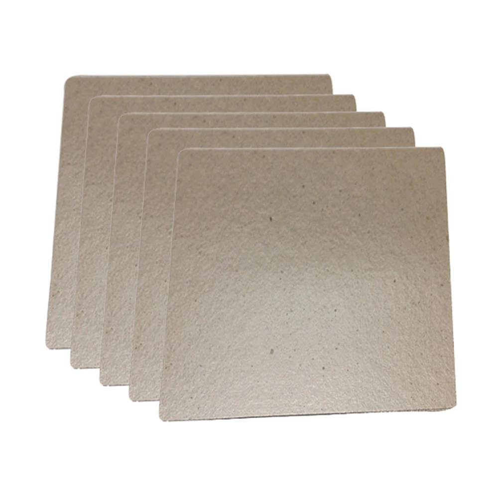 

5pcs Mica Plates for Midea Microwave Replacement 120x130mm Mica Plate Universal Kitchen Microwave Oven Parts Accessories