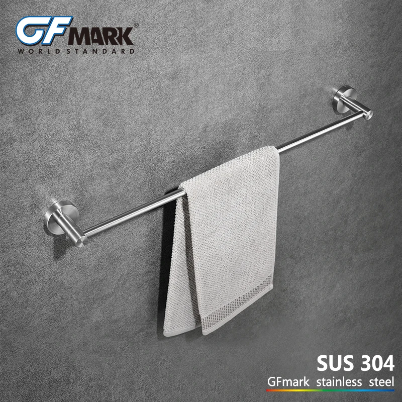 GFmark Одиночная вешалка для полотенец Современная матовая настенная ванной