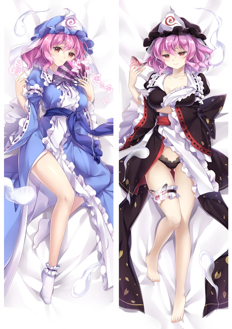 Обновление октября аниме проект TouHou Saigyouji Yuyuko Hoshiguma Yuugi обнимающая подушка