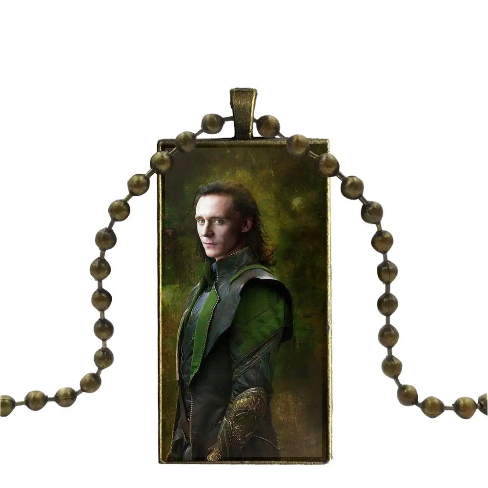 Loki Thor The Dark World для мужчин и женщин Подарочная бижутерия со стеклянными кабошонами