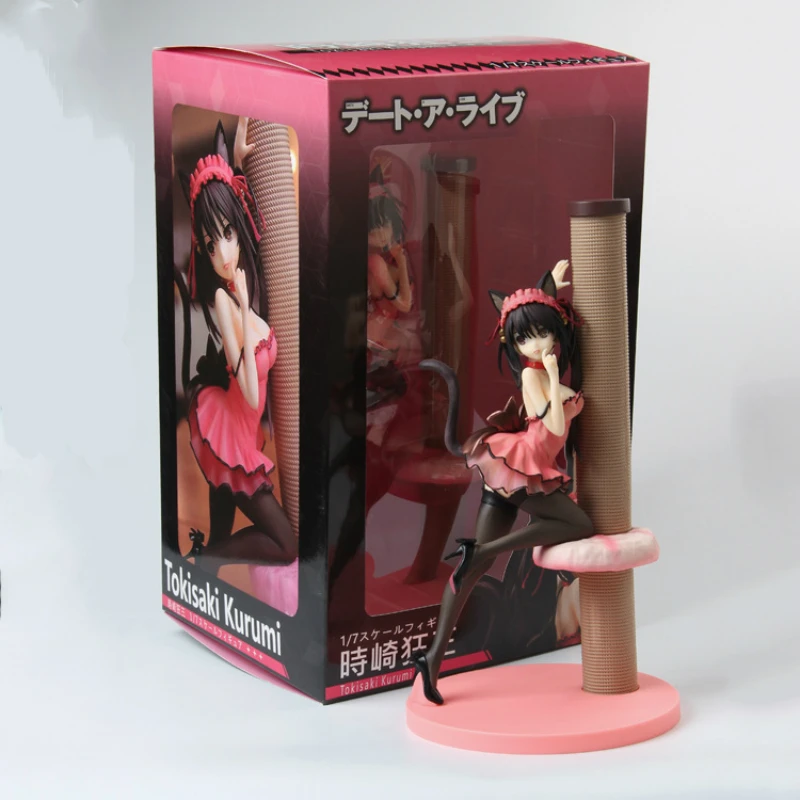 Нижнее Белье для сна с кошачьими ушками аниме модель Tokisaki Kurumi|Игровые фигурки и