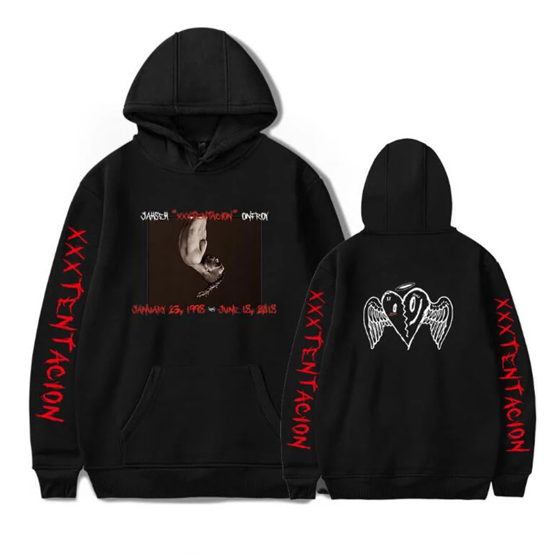 Новая мода Мужская толстовка/Женская Повседневная Хип-хоп XXXTentacion Толстовка