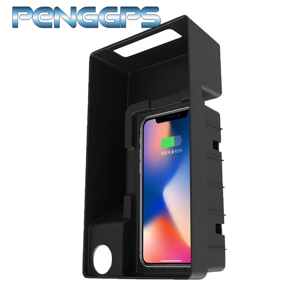 

Беспроводное Автомобильное зарядное устройство QI для Audi A4/A5/S4/S5 2016 2017 2018, интеллектуальное Автомобильное устройство для быстрой беспроводной зарядки с инфракрасным излучением