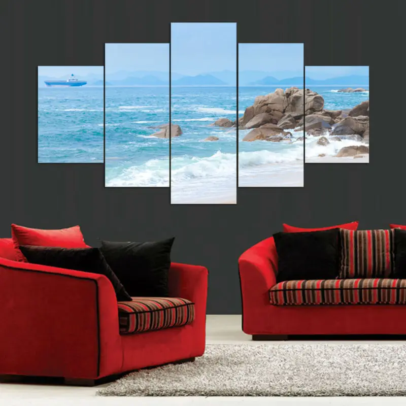 5 шт. Настенная картина морской пляж|print on canvas|painting seamodern paintings |