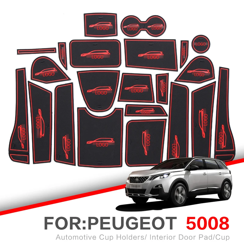 ZUNDUO для Peugeot 5008 MK2 2017 2018 2019 Противоскользящий резиновый коврик приборной панели