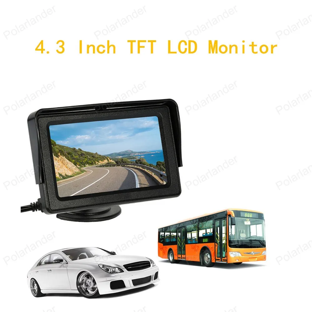 

Горячая продажа 4,3 дюймов TFT LCD монитор заднего вида автомобиля резервная система заднего вида с беспроводной видео передачей + мини камера