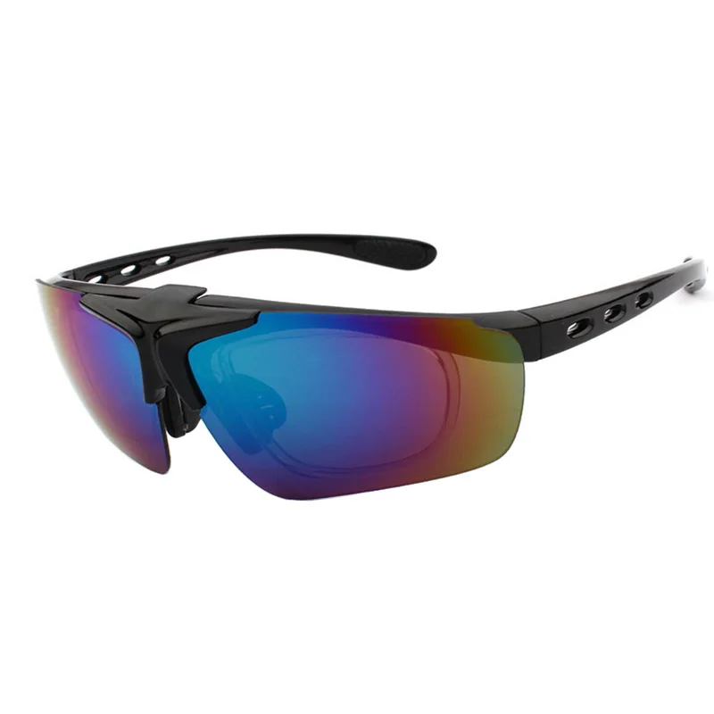 UV400 очки ночного видения для рыбалки с откидывающейся линзой спорта на открытом