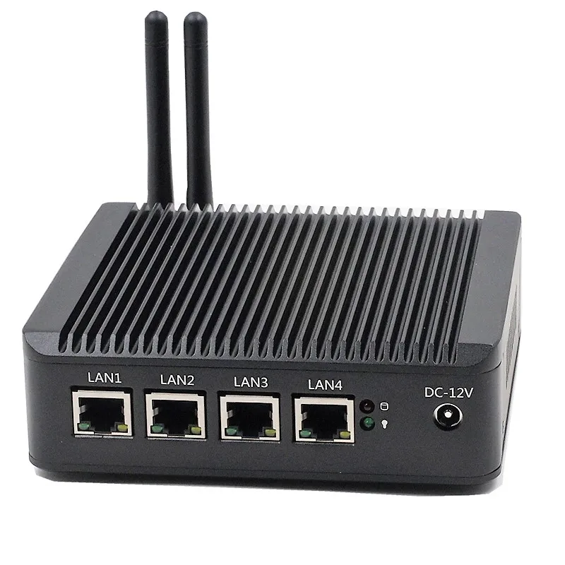 Безвентиляторный промышленный мини ПК с процессором Atom J1900 2G/4G/8G RAM EMMC/SSD/HDD опция 4 *