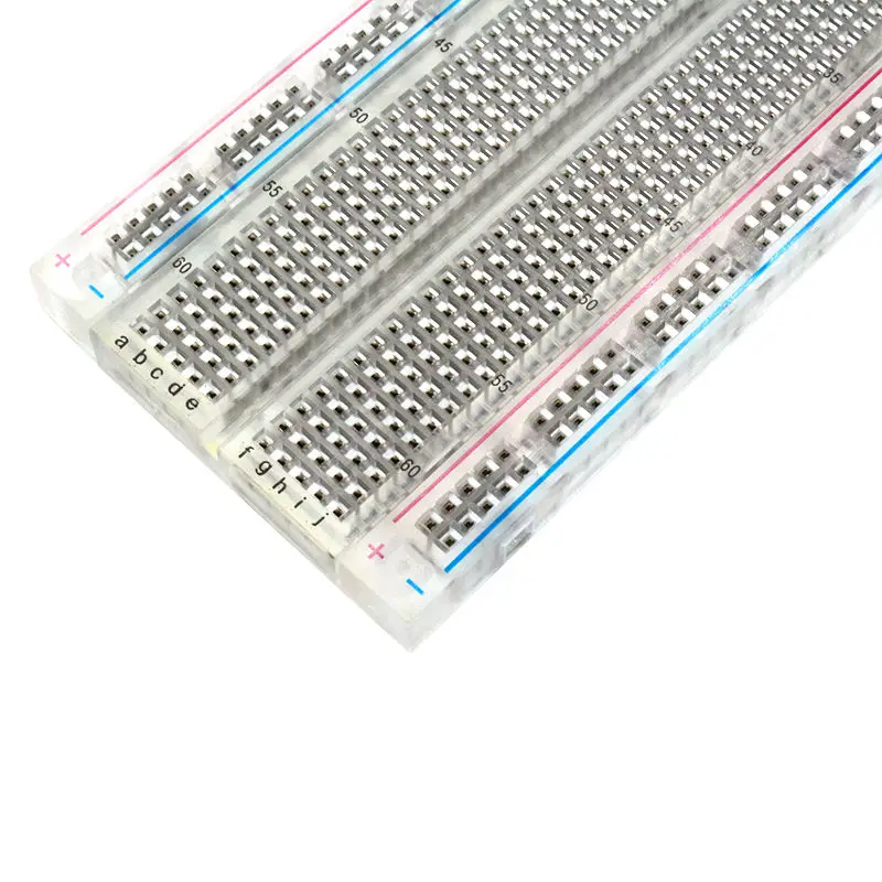 Glyduino прозрачный 830 точечный MB-102 без Solderless Макет DIY электроника для Arduino |