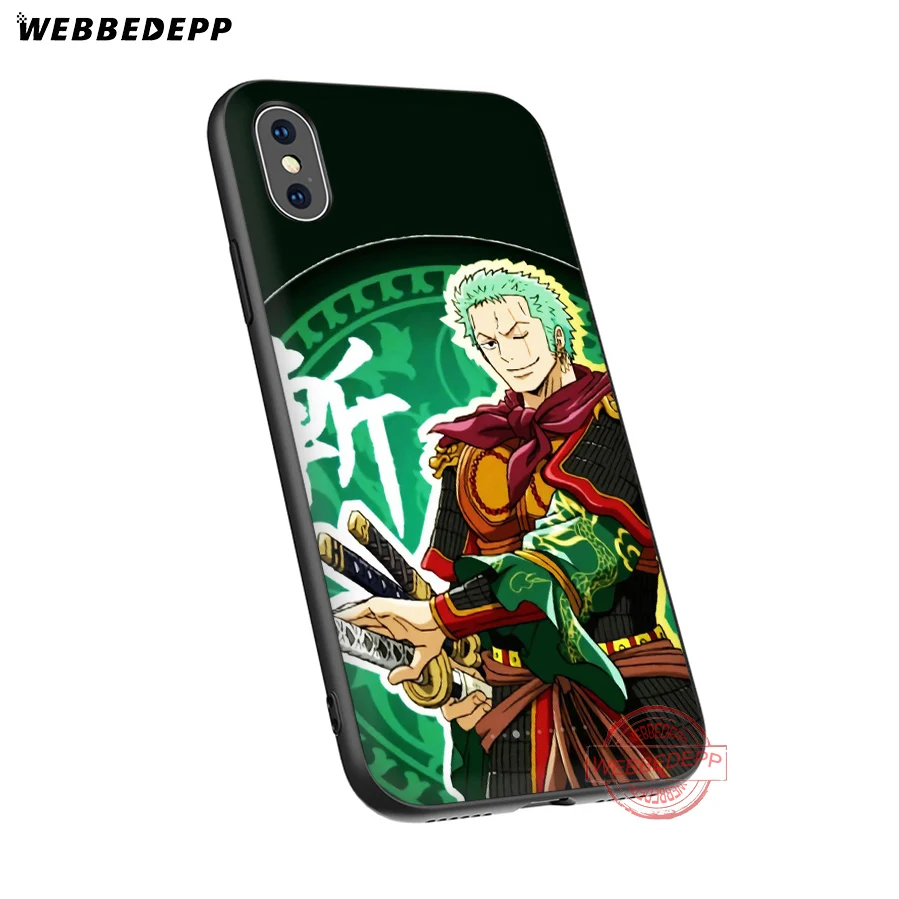 WEBBEDEPP цельный Roronoa Zoro Мягкий силиконовый чехол для iPhone 8 7 6S 6 plus 11 Pro XS Max XR X 5 5S SE