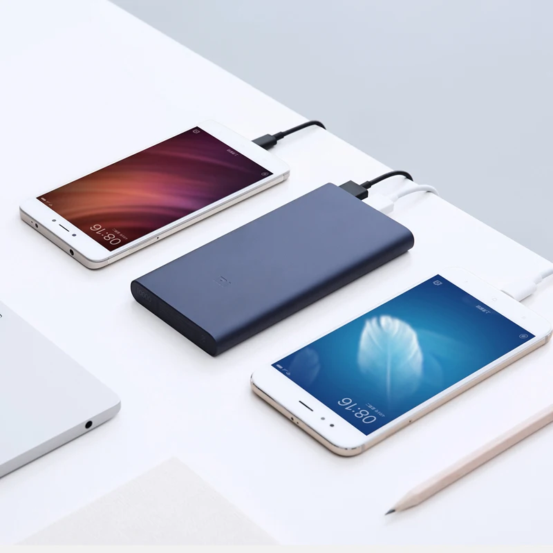 10000 мАч Внешний аккумулятор Xiaomi Mi 2i внешний 18 Вт быстрая зарядка PLM09ZM с двойным