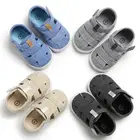 Citgeettсандалии на плоской подошве для маленьких девочек 0-18 месяцев; Обувь с мягкой подошвой для малышей