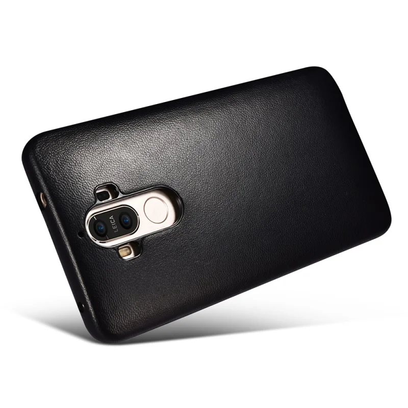 For Huawei Mate 9 Case XOOMZ Sheepskin Genuine Leather Coated PC Hard for - 5.9 inch |
