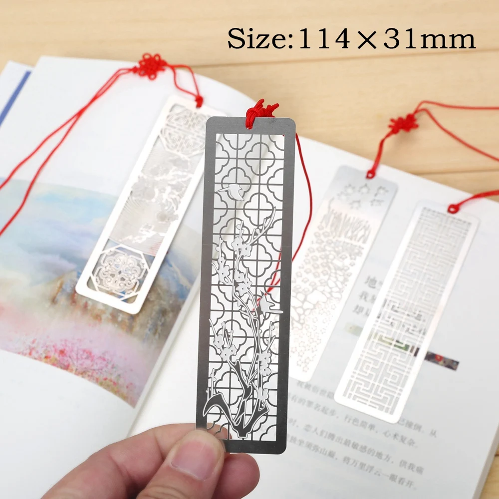 Металлическая Закладка в китайском стиле китайские элементы ретро закладки для