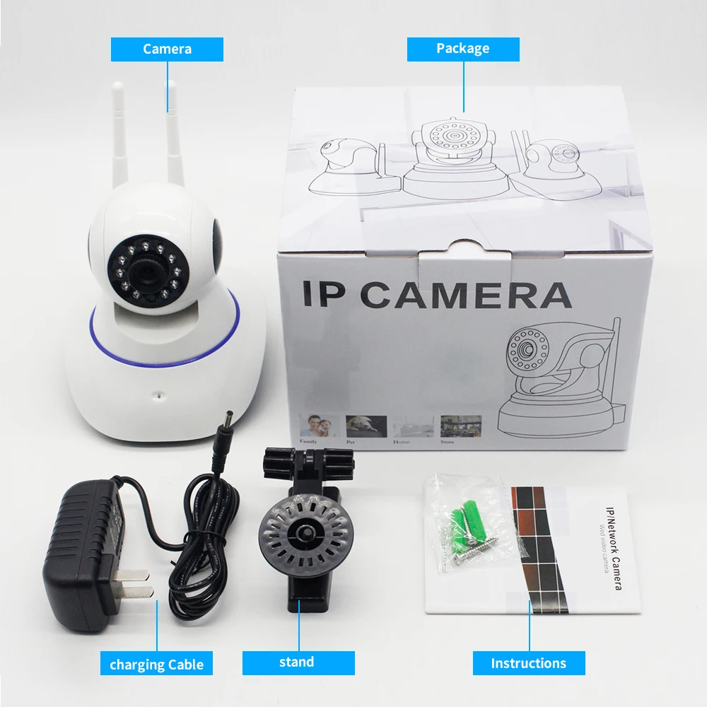 1.3MP Беспроводная ip камера 960P HD WiFi Networ безопасность ночное видение аудио видео