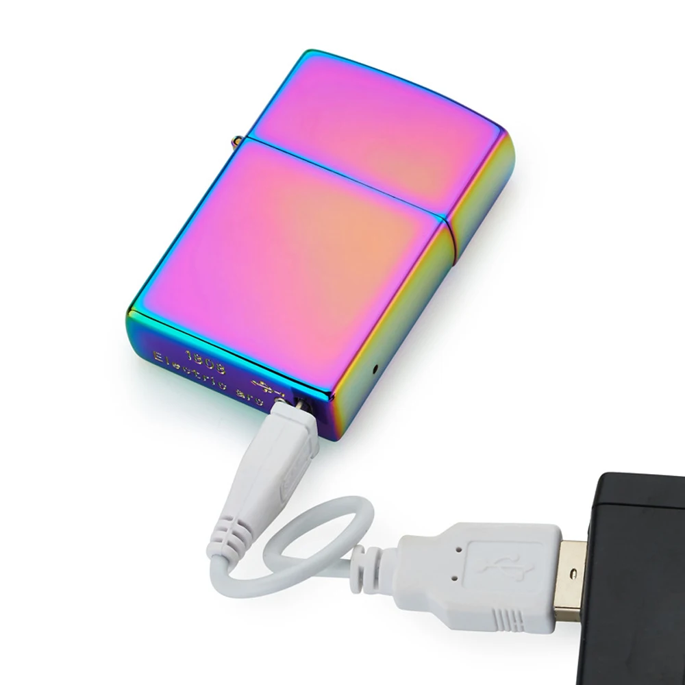 Ветрозащитная металлическая зажигалка электрическая дуговая плазменная