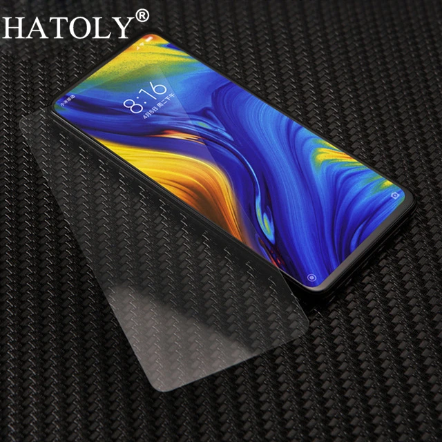 2 шт. закаленное стекло для xiaomi mi x 3 ультратонкая Защитная пленка экрана HATOLY