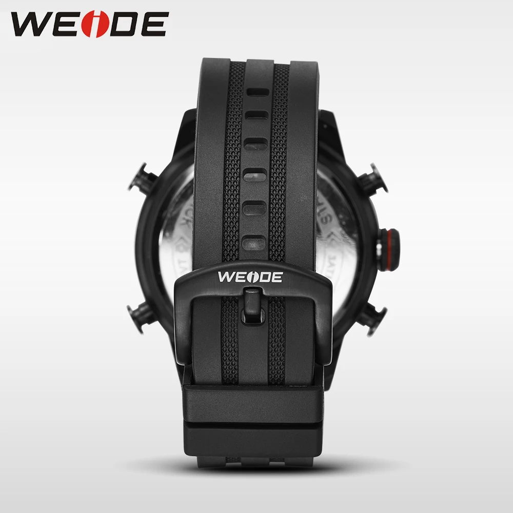 WEIDE натуральная люксовый бренд аналоговые спортивные часы цифровые светодиодные