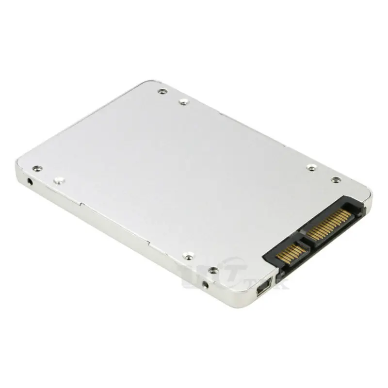Мини PCIe mSATA SATA + USB 2 0 адаптер конвертер 5 дюймов HDD SSD корпус 7 мм Алюминий для