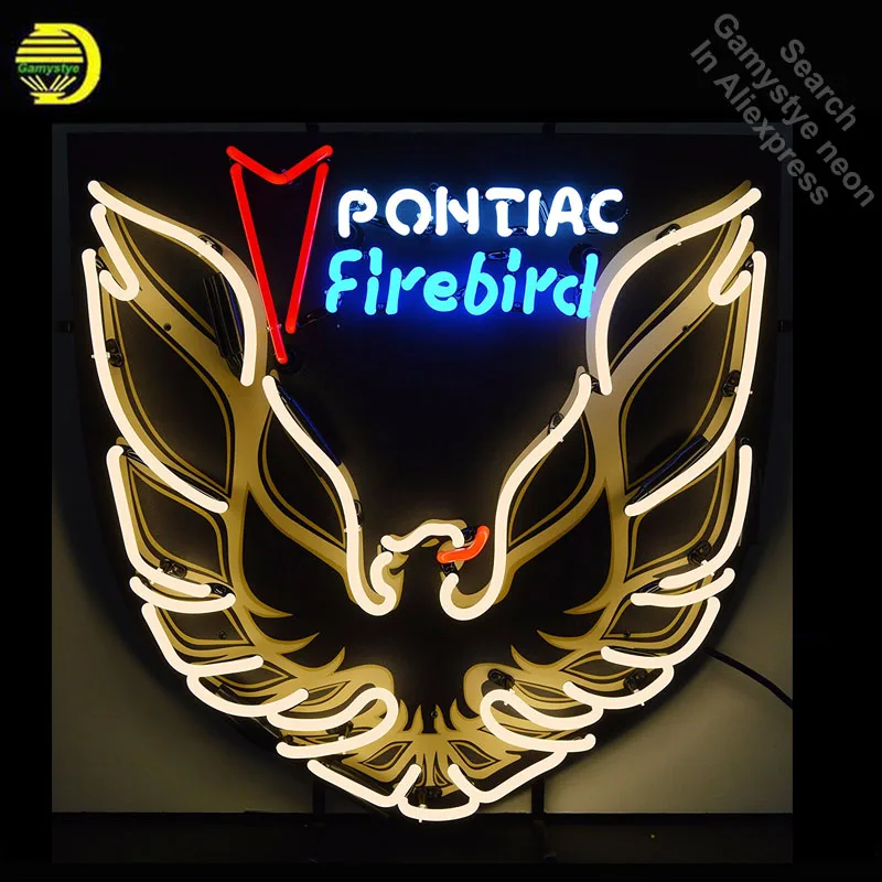 Неоновая вывеска для Ponti Firebird золотые неоновые лампочки пива бара паба клуба