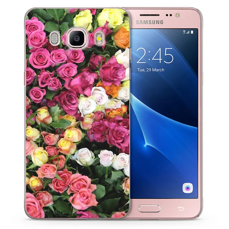 Роскошные Чехлы с цветочным узором для Samsung Galaxy J1 J3 J5 J7 J2 prime J120 J320 J330 J530F Мягкий ТПУ
