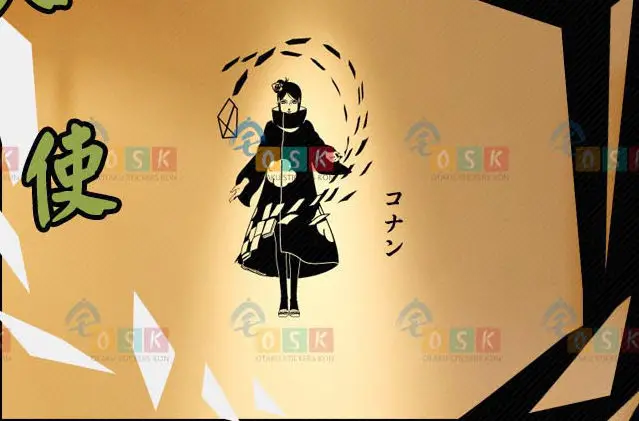 Аниме Наруто Kishimoto Masashi Konan виниловые наклейки на стену Наклейка Декор для дома
