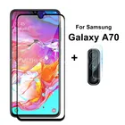 2в1 стекло камеры для Galaxy A70 Закаленное стекло протектор экрана для Samsung Galaxy A 70 2019 стекло 70A A705F задняя пленка для объектива