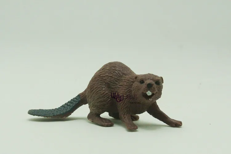 Популярные игрушки: Бобр (волокно) семейный пакет моделирующая модель животные