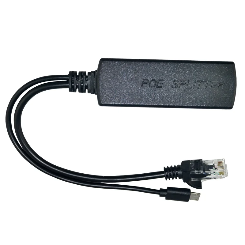 PANDUN POE Питание модуль MICRO USB Стандартный разделитель изоляции POE, сетевые Мощность splitter 48 В поворачивается 5