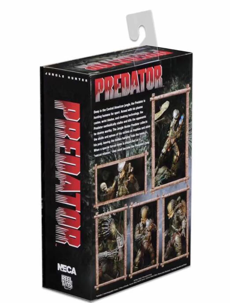 NECA Movie AVP Aliens vs Predator Jungle Hunter хищник, ПВХ фигурка Коллекционная модель игрушки