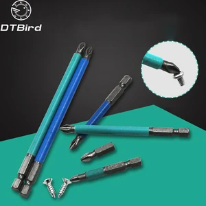 1 шт. S2 Магнитный Противоскользящий шестигранный хвостовик Крестовая головка отвертка насадка головка PH2 * 25 мм PH2 * 50 мм набор ручных инструментов