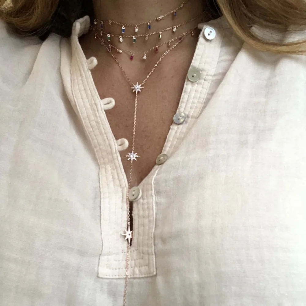 Позолоченные Модные ювелирные изделия синяя зеленая багета круглый cz подвеска