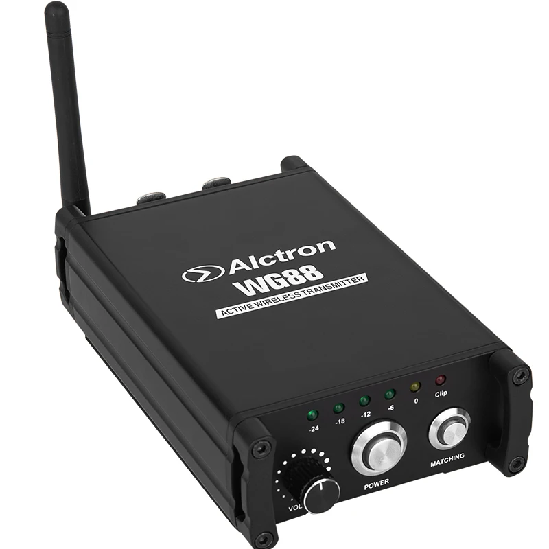 Alctron WG88 Стерео активный беспроводной аудио сигнальный передатчик 2 4G