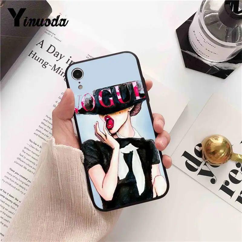 A4 Yinuoda бренд больше проблем, чем Vogue роскошный PhoneCase для iPhone X XS MAX 6 6s 7 7plus 8 8Plus 5 5S SE XR 11 11pro 11promax - Цвет: A4