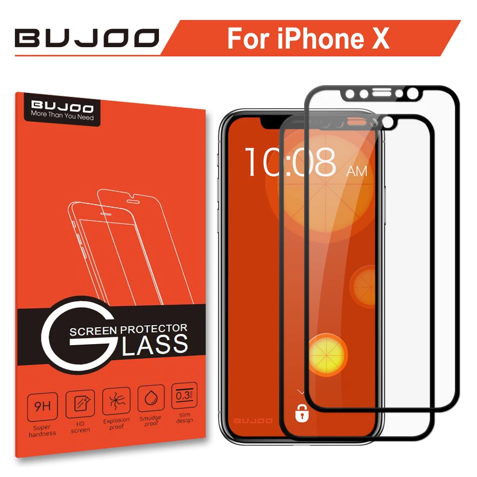 2 Упак. 100% оригинал BUJOO Real 2.5D 0 3 мм 9H Защитная пленка для экрана из закаленного