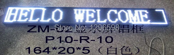 

Прямая продажа, полуоткрытый светодиодный дисплей CHENXI p10, движущаяся плата, программируемая, см x 20 см, белый цвет