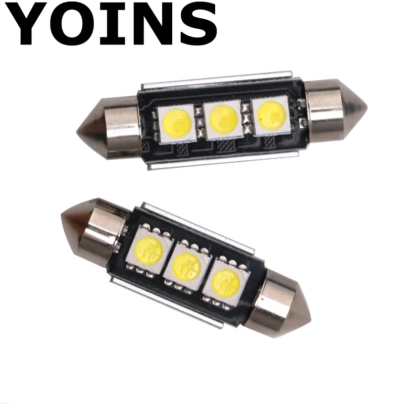 Новое поступление 36 39 мм 3 SMD 5050 LED без ошибок Купол гирлянда свет w теплоотвод